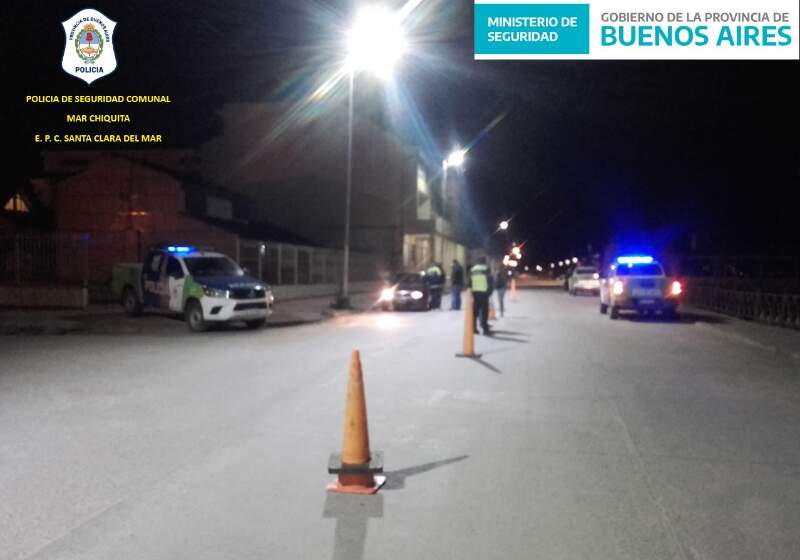 La policía Comunal de Mar Chiquita desplegó un operativo policial para evitar las picadas ilegales y ruidos molestos en la costa.