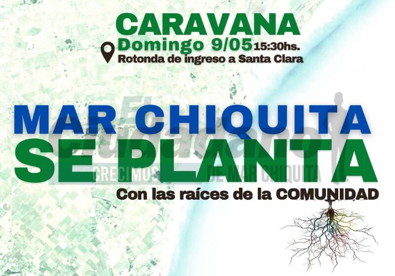 La convocatoria es para este domingo 9 de mayo a partir de las 15:30 en la rotonda de acceso a Santa Clara del Mar: “exigen que no se convalide la rezonificación de la albufera”.
