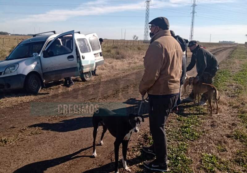 Todos los identificados son oriundos de Mar del Plata y fueron notificados por utilizar perros para realizar la actividad en un establecimiento rural.