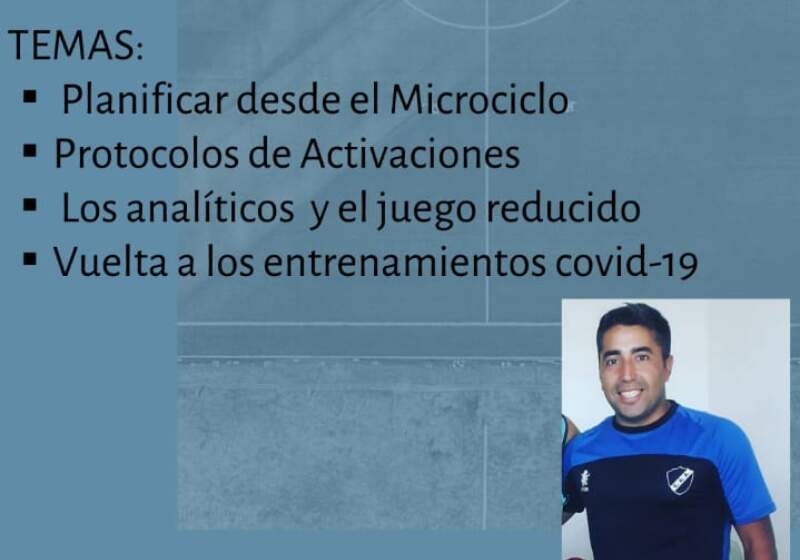 El preparador físico de las divisiones juveniles del Club Alvarado brindará una videoconferencia destinada a los entrenadores locales