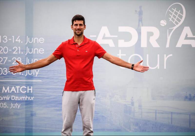 El tenista serbio Novak Djokovic , número uno del ranking mundial, confirmó que dio positivo el test de coronavirus que se realizó luego de participar del torneo de exhibición