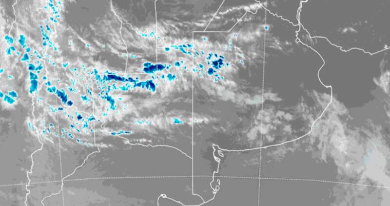 Las condiciones de circulación aún no generan escenarios favorables para masas de aire tropical sobre la región pampeana