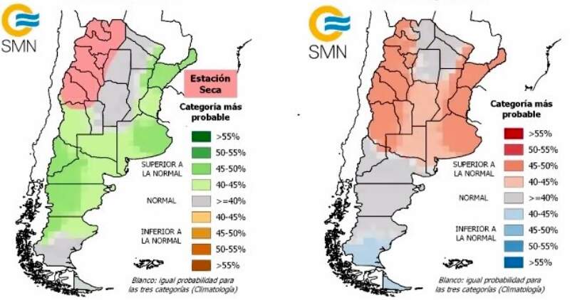 Con un 89% de probabilidad se espera un evento Niño para el trimestre invernal