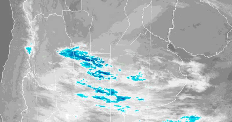 La circulación del sector sur de los vientos impuso la profundización rápida de los valores de temperatura con muy baja sensación térmica 