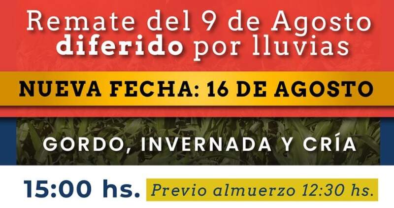 Viernes 16 de agosto en el predio de la institución, Autovía 2 km 346