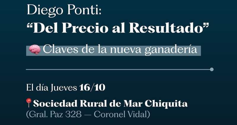 "Del precio al resultado" junto a Diego Ponti