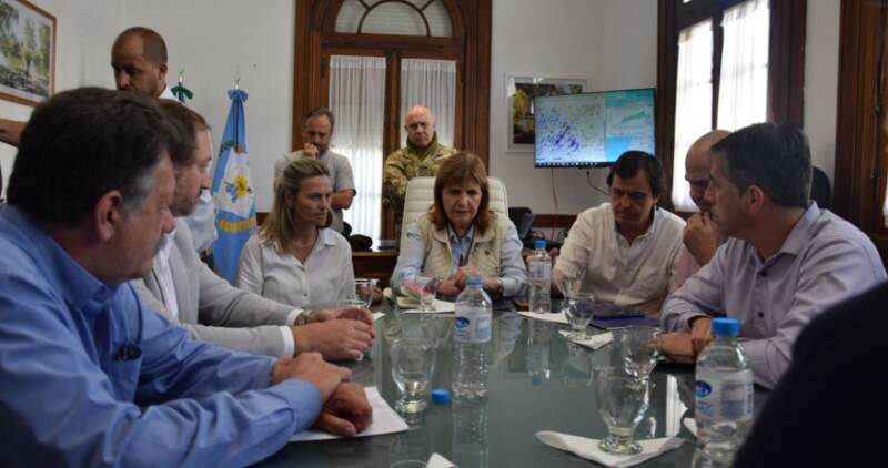 La ministra Bullrich estuvo en 9 de Julio