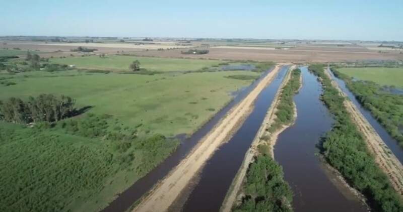 Inundaciones en el centro provincial