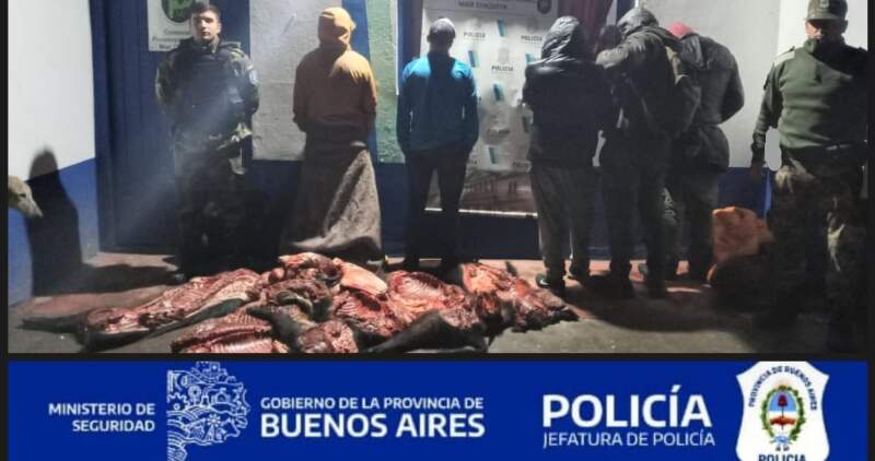La Policía Rural de Mar Chiquita detuvo una banda con frondosos antecedentes