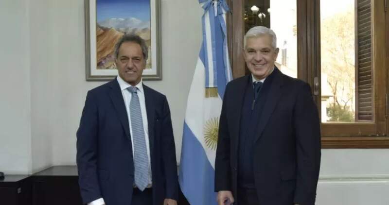 Scioli y Domínguez coincidieron en el trabajo conjunto para "unir a la industria y el campo e industrializar la ruralidad"