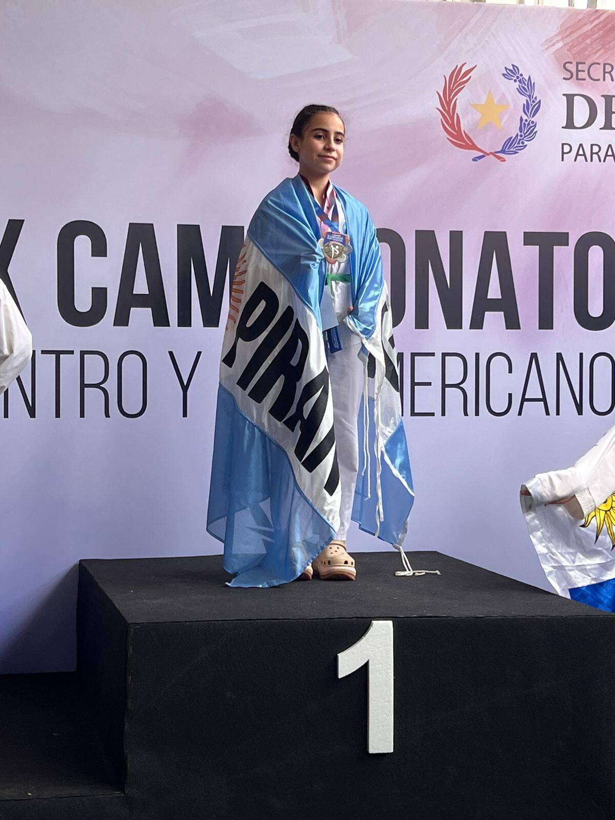Una deportista de Mar Chiquita se consagró en un campeonato de Taekwon-Do que se disputa en Paraguay