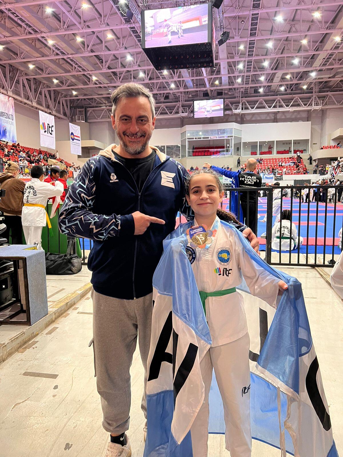 Una deportista de Mar Chiquita se consagró en un campeonato de Taekwon-Do que se disputa en Paraguay