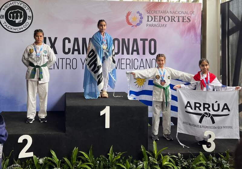 Felicita Santos Soulé se subió a lo más alto del podio del IX Campeonato Centro y Sudamericano de Asunción.