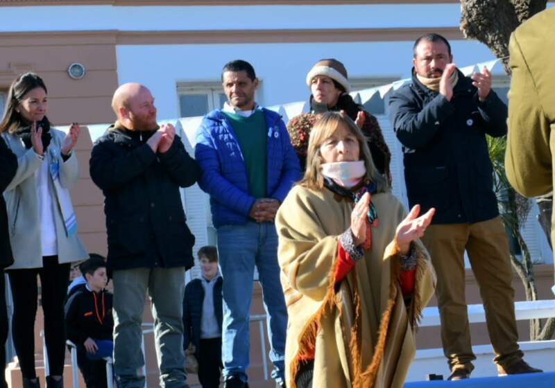 El Intendente encabezó el Acto Oficial por el 9 de Julio en General Pirán.