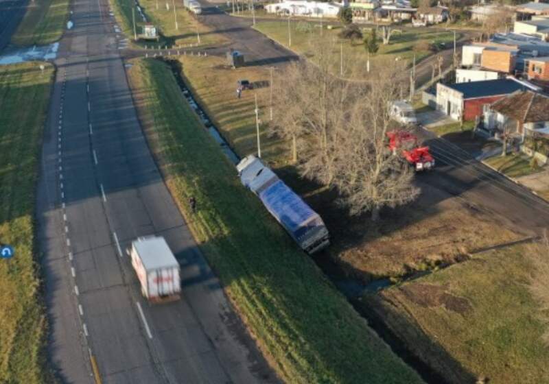  Circulaba sentido a Mar del Plata. No se registraron heridos en el accidente.
