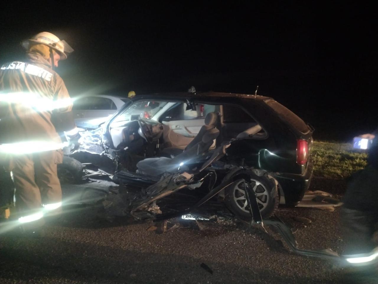Choque frontal en ruta 11: ocho personas heridas, una con múltiples fracturas