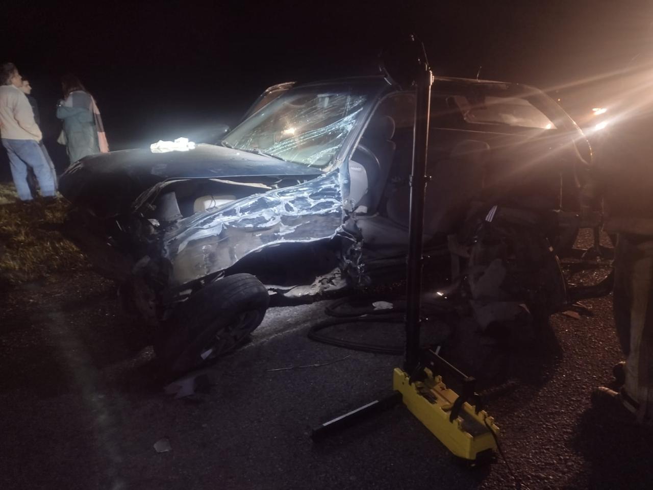 Choque frontal en ruta 11: ocho personas heridas, una con múltiples fracturas