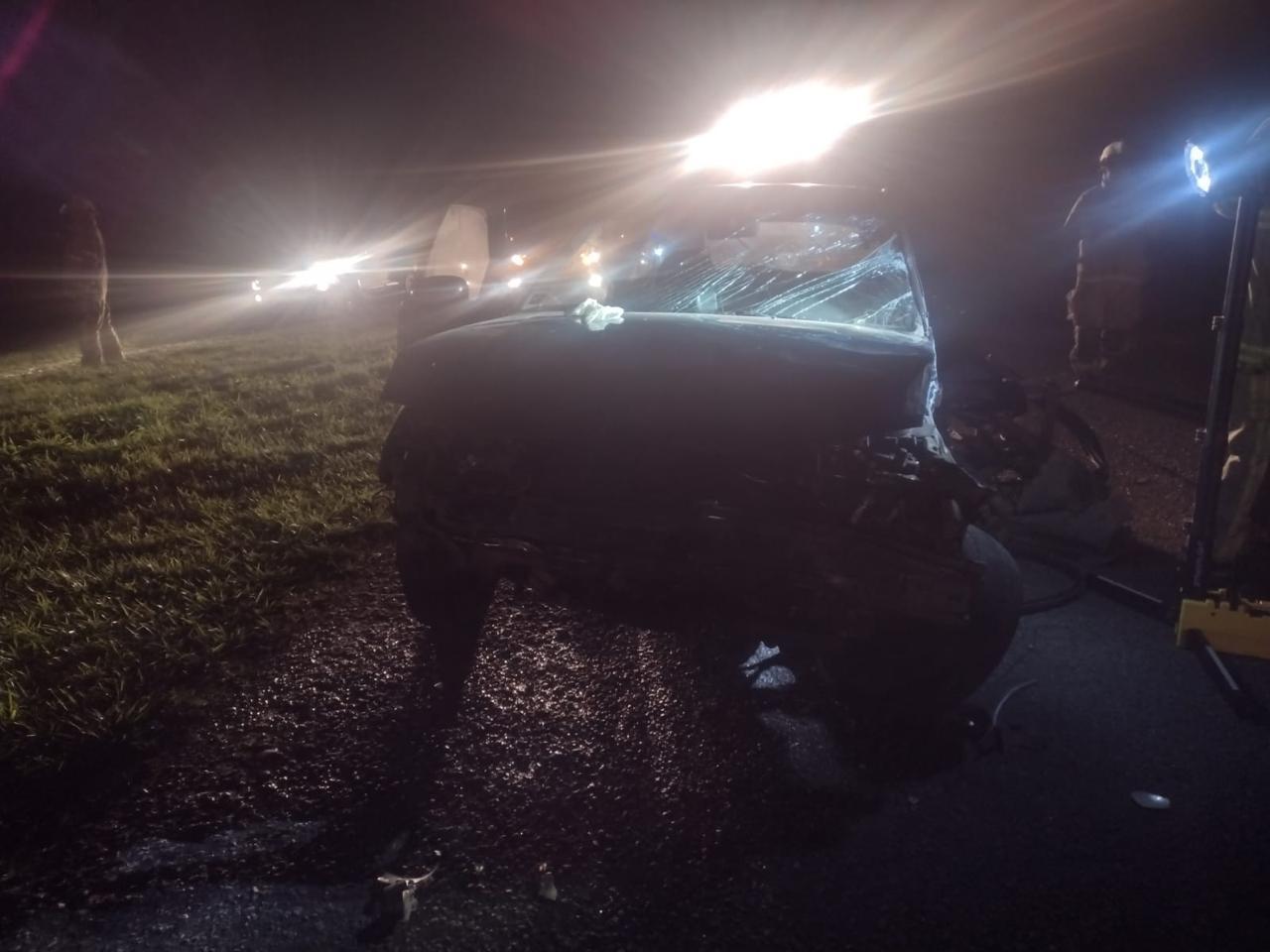 Choque frontal en ruta 11: ocho personas heridas, una con múltiples fracturas
