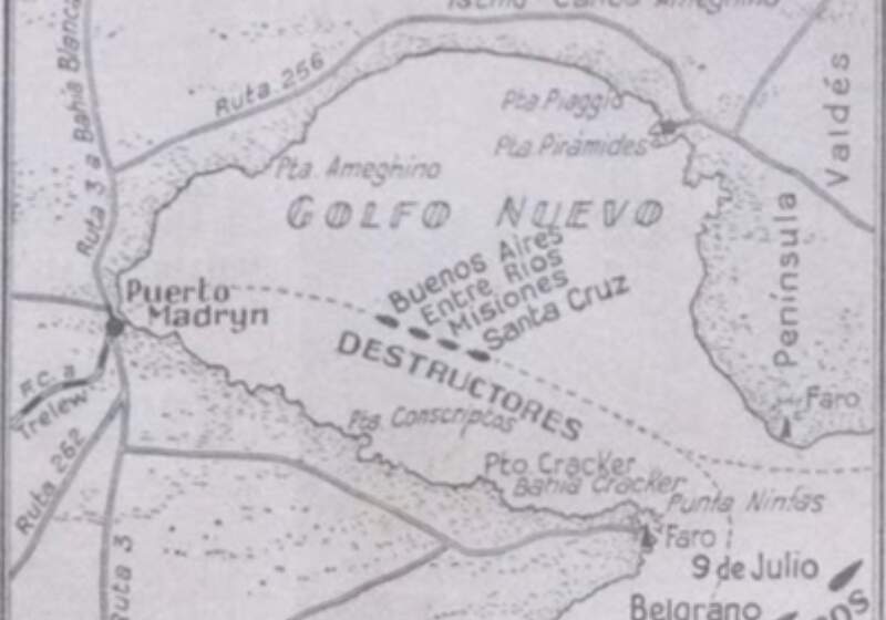 La marina argentina buscó identificar a un intruso que, en forma no convencional, presentaba una velocidad y maniobras mucho más allá de lo conocido.