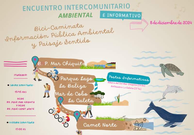 Este domingo desde las 14 en el Balneario Parque Mar Chiquita. 