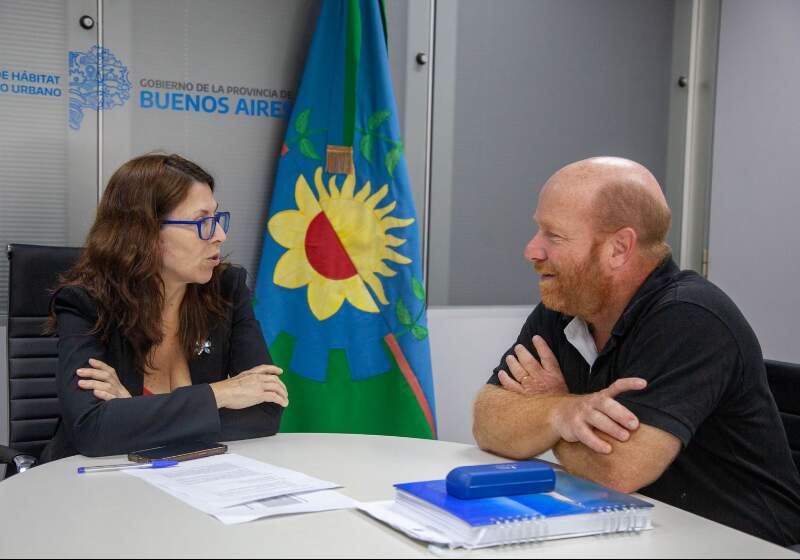 La Ministra de Hábitat  destacó la "fluidez" y "coordinación" con municipios e intendente.