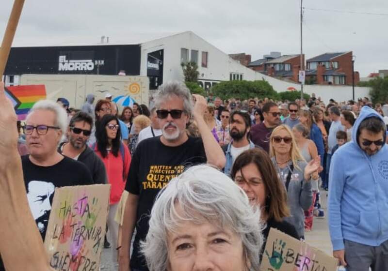 Se dio este sábado en muchas ciudades del país y fue en contra el discurso de Milei en Davos.