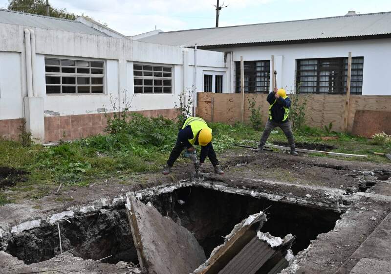Se trata de la construcción de nuevas aulas.