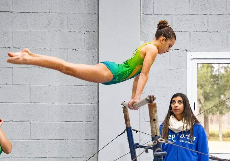 Doscientos gimnastas de distintas localidades participaron en General Pirán y volverán a competir en Santa Clara.