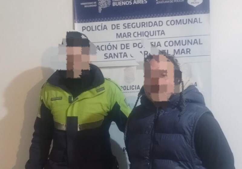 Se trató de un sujeto de 45 años que se encontraba en un vehículo Camet Norte en "actitud sospechosa".