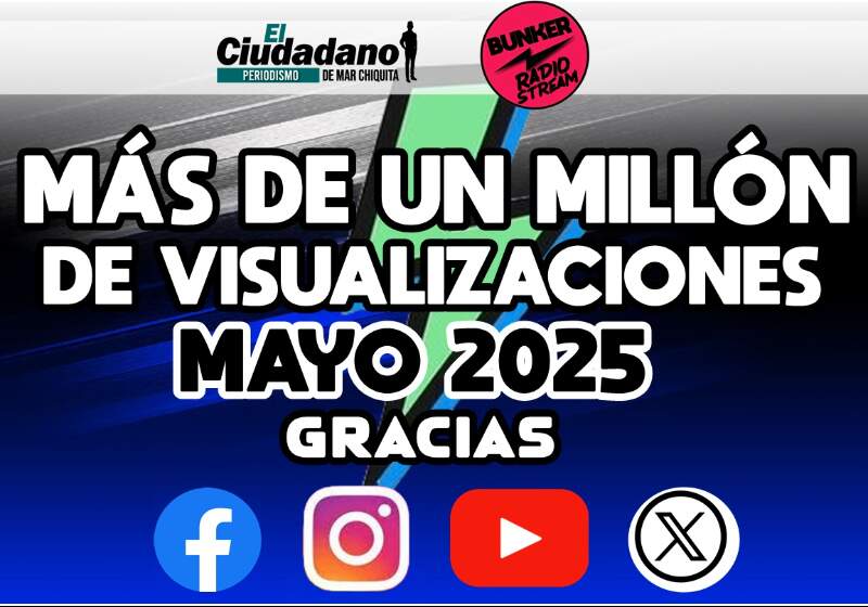 Fueron más de un millón de visualizaciones en el mes de mayo en las plataformas Facebook, Instagram y YouTube.