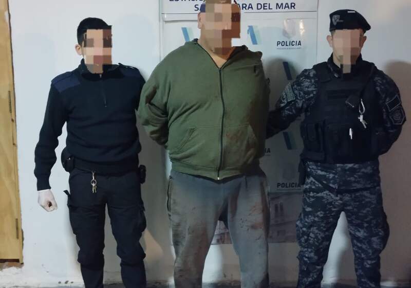 El sujeto fue interceptado luego de una persecución. La Fiscalía de Flagrancia caratuló el hecho como amenazas agravadas y resistencia a la autoridad.