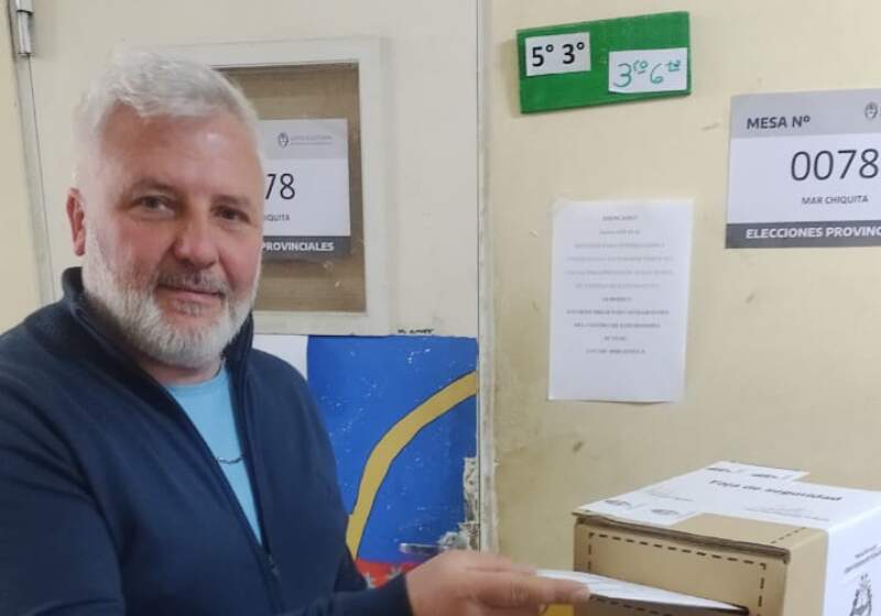 El candidato a concejal de Mar Chiquita por Fuerza Patria destacó la tranquilidad de la jornada y el compromiso ciudadano en todo el distrito.