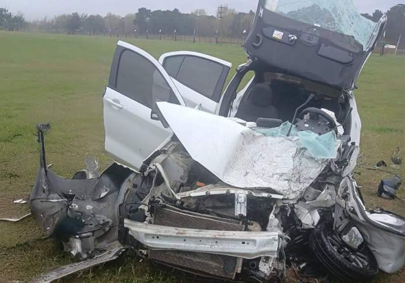 El accidente ocurrió este viernes en el kilómetro 376; intervino la UFID N°11 de Mar del Tuyú y se investigan las causas.