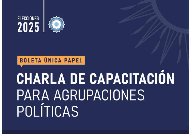 Las jornadas se realizarán del 1 al 3 de octubre en la Secretaría Electoral de La Plata, con modalidad presencial y virtual.