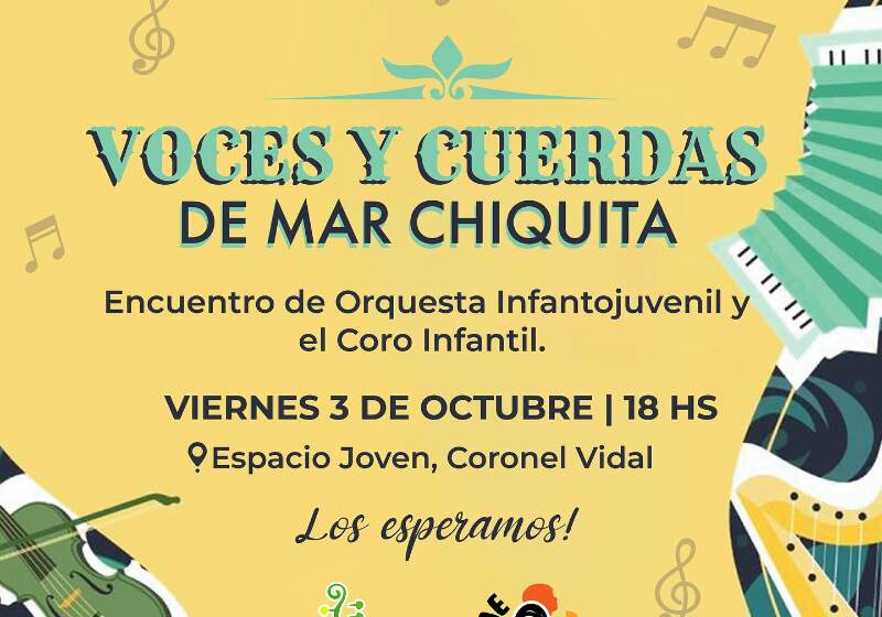 El encuentro será a las 18 en el Espacio Joven con participación de la Orquesta Infantojuvenil y el Coro Infantil del distrito.