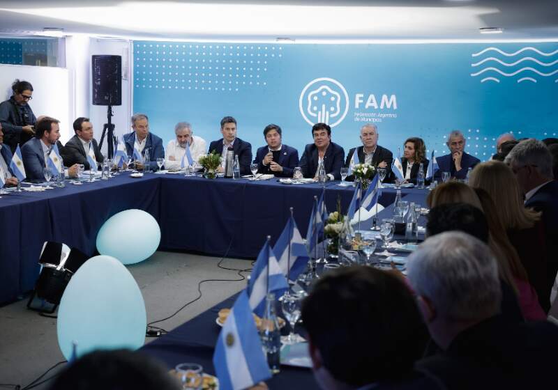 Kicillof participó de la asamblea de la Federación Argentina de Municipios