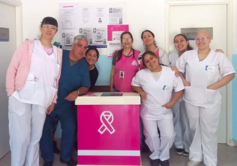 Participaron estudiantes de Enfermería del ISFT N°238 en el CAPS de la ciudad, en el cierre del mes de prevención.