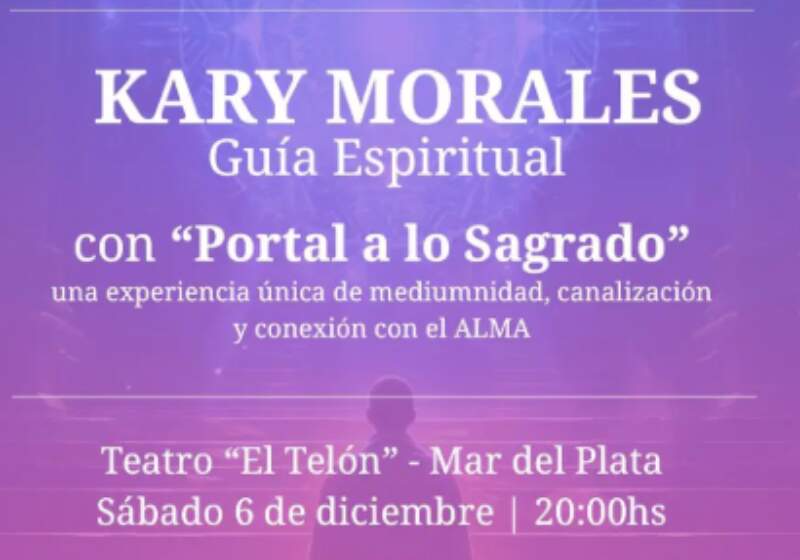  La cita será el sábado 6 de diciembre a las 20 en Mar del Plata, con canalizaciones y predicciones.