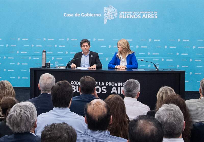 Jefes comunales de la quinta sección acompañaron el reclamo de Axel Kicillof ante la emergencia económica.
