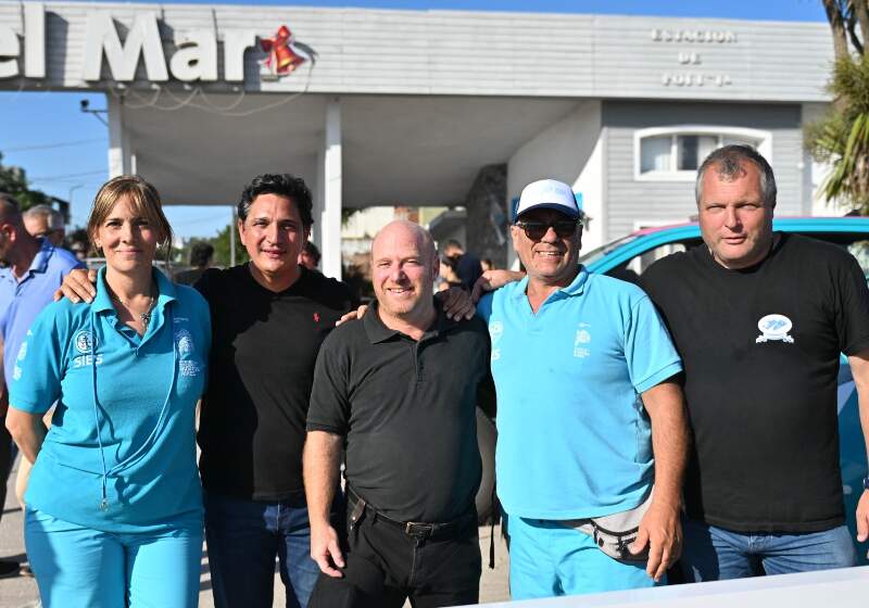 Acompañado del intendente Wischnivetzky, el funcionario provincial a cargo de Transporte, supervisó actividades en la ciudad.