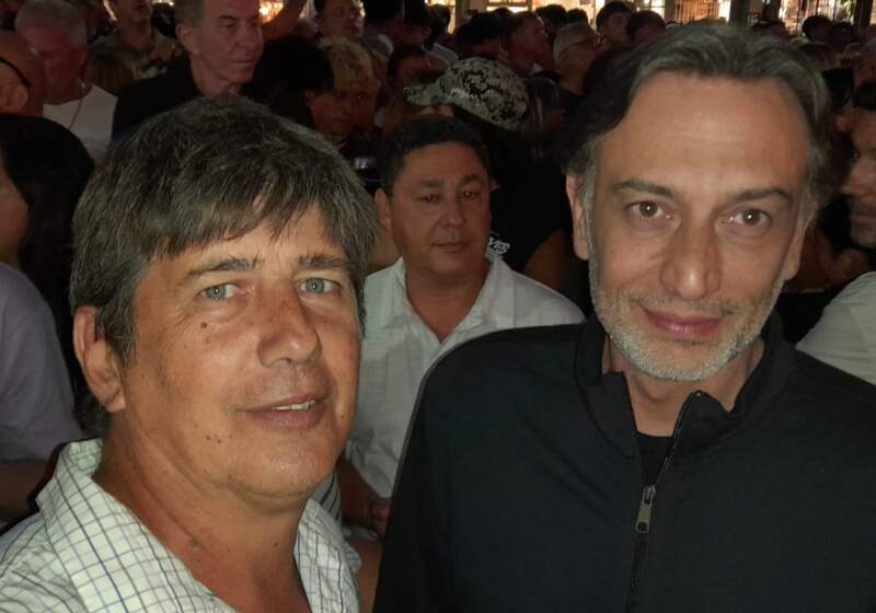 Sandro Untacle y Jorgelina Méndez asistieron al acto del Presidente en el marco del “Tour de la Gratitud” y compartieron imágenes con referentes del espacio.