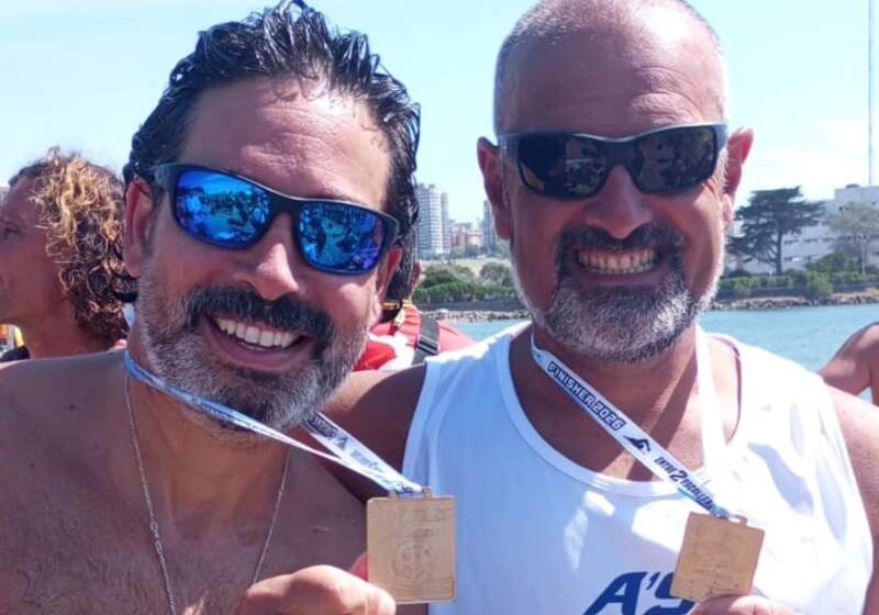 Los nadadores del equipo master de Santa Clara participaron de la prueba organizada por el Club Náutico y finalizaron en los puestos 18 y 23.