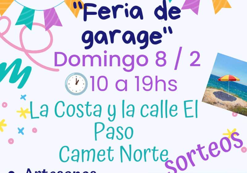 El domingo 8 de febrero habrá un encuentro comunitario con puestos de venta, música y sorteos en La Costa y El Paso.