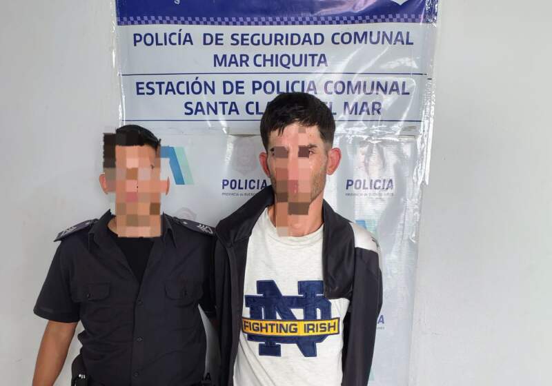 Vecinos lo redujeron y la Policía Comunal lo trasladó a la Unidad 44 de Batán.