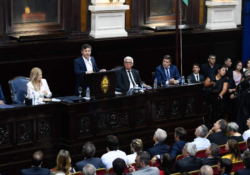 Lo afirmó este lunes el gobernador de la provincia de Buenos Aires ente la Legislatura. 