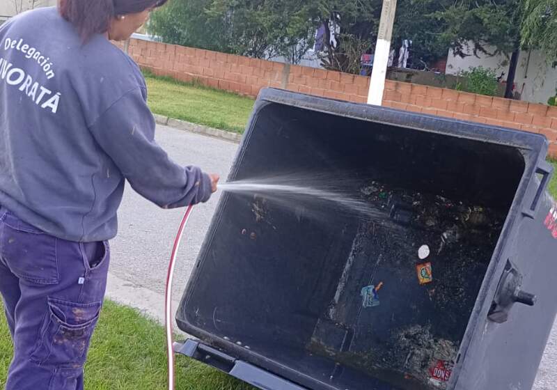 Se trató de trabajos de limpieza, desinfección y mejoras en espacios públicos realizados durante la última semana.