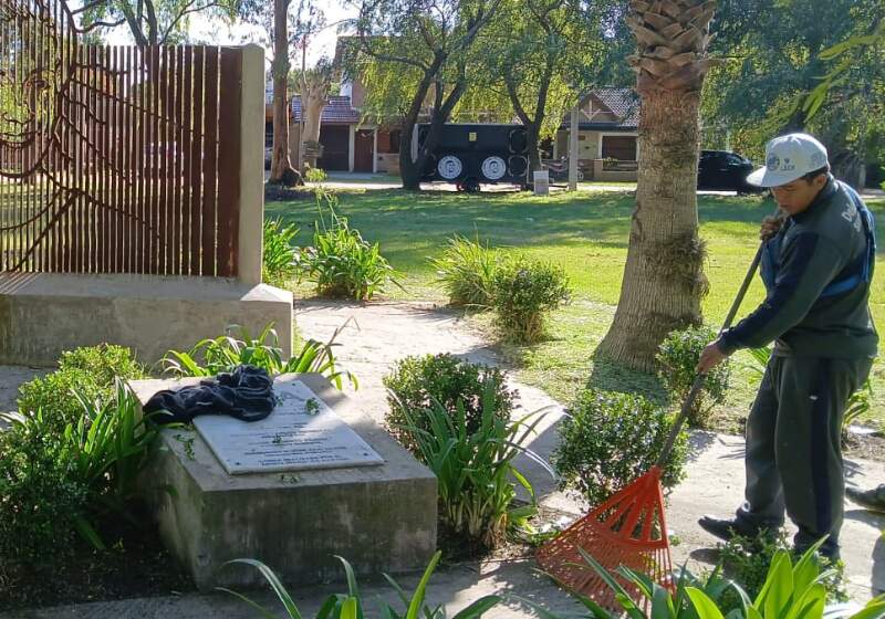 Desde la Delegación se detallaron los trabajos de limpieza, cortes de pasto y mejoras en espacios públicos realizados durante los últimos días.