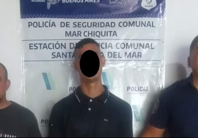 La Policía Comunal de Mar Chiquita lo aprehendió tras una denuncia vecinal y la Justicia de San Martín ordenó su inmediato traslado a la cárcel de Batán.