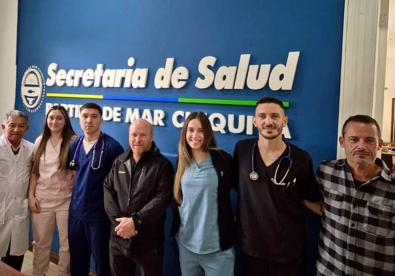 Cuatro estudiantes de la UNMDP iniciaron rotaciones en el Hospital Aristizabal y centros del distrito.