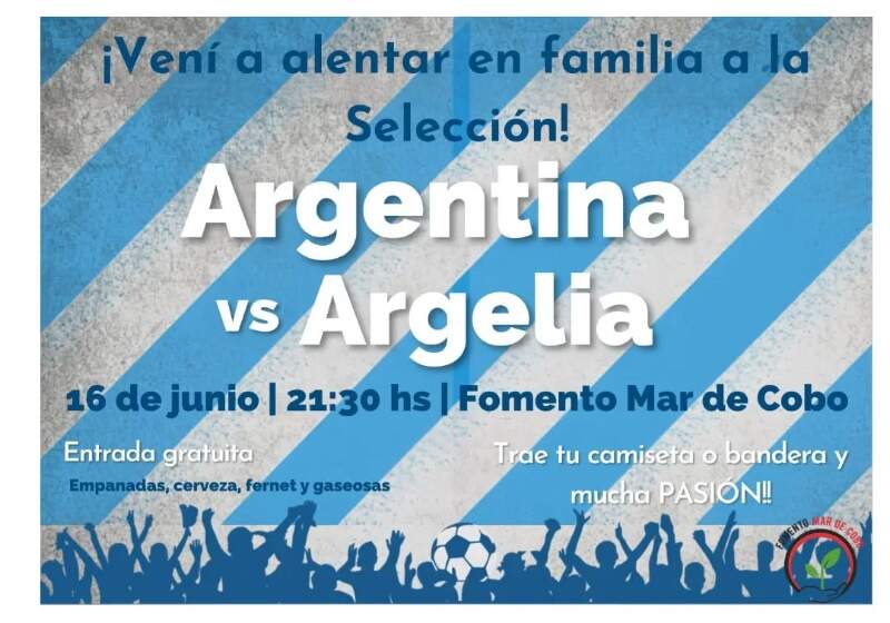 Se anunció una pantalla para seguir el primer partido del equipo de Lionel Messi en el Mundial 2026.